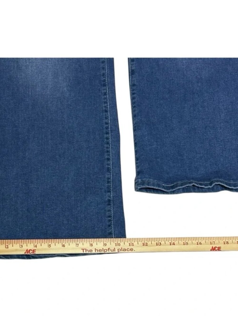 Revelation Women’s Denim Wide Leg Jeans Grommet Detail Size 10 - Picture 5 of 14